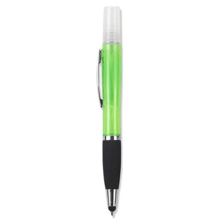 Geeko 3 in 1 Sanitizer Spray Stylus and Blue ink Pen