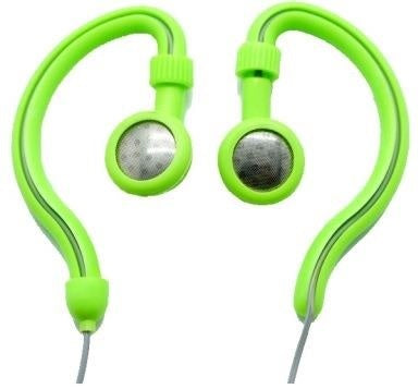 Geeko Green Hook On Stereo Earphones