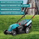 Generic KS 38LM Fuel Cylinder Weed Sweeper Lawn Mower (Blue)