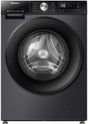 Hisense 10kg Front Loader Washing Machine | 1400 RPM Spin | 16 Wash Programs | Grey & Black