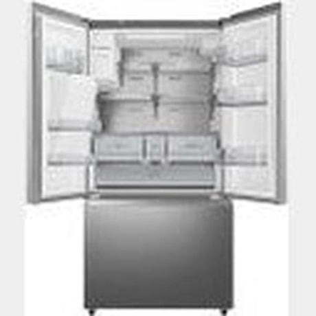 Hisense 536 L Stainless Steel Frost-Free Bottom Mount Fridge with Plumbed Water and Ice Dispenser (H760FS-ID)