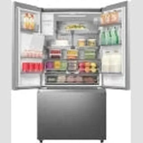 Hisense 536 L Stainless Steel Frost-Free Bottom Mount Fridge with Plumbed Water and Ice Dispenser (H760FS-ID)