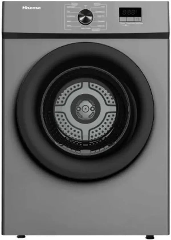 Hisense 8 kg Vented Tumble Dryer DV1W801UT - Grey, Black
