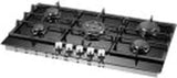 Hisense HHU60GAGR 4-Burner Aluminium Manual Gas Stove with Glass Top and LPG Fuel Type
