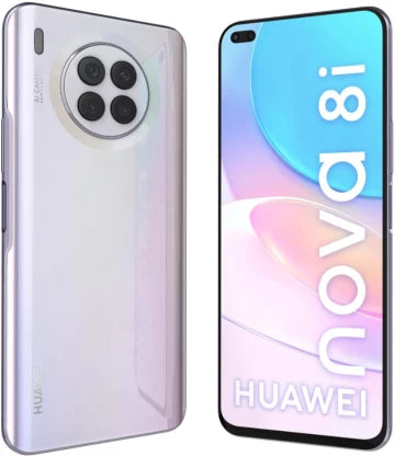 Huawei Nova 8i Smartphone - 6 GB RAM, 128 GB Storage, 6.6" Display, 64MP Camera, Dual SIM, Moonlight Silver