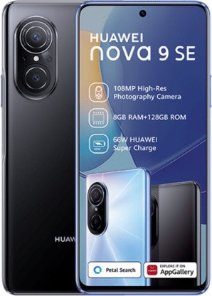 Huawei Nova 9 SE - 8GB RAM, 108MP Camera, 66W Fast Charging, 128GB Storage