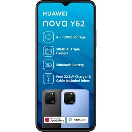 Huawei Nova Y62 (Blue, 128 GB) (4 GB RAM)