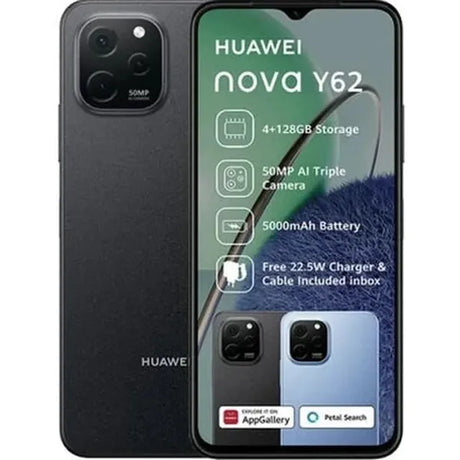 Huawei Nova Y62 (Midnight Black, 128 GB) (4 GB RAM)