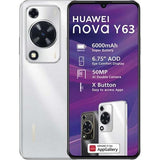 Huawei Nova Y63 4G Dual Sim 128GB (Silver, 128 GB)