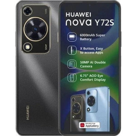 Huawei Nova Y72s (Black, 128 GB) (8 GB RAM)