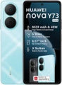 Huawei Nova Y73 Smartphone - Stunning Blue, 256GB Storage, 8GB RAM, 50MP AI Camera, 6.75" Display, Long-Lasting Battery