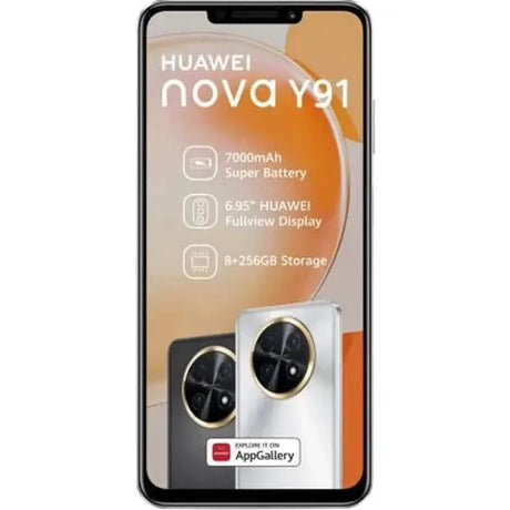 Huawei Nova Y91 Silver (Black, 256 GB) (8 GB RAM)