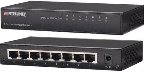 Intellinet 8-Port Fast Ethernet Office Switch