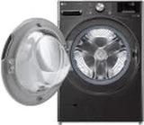 LG 21kg Black Front Loader Washing Machine with AI DD & TurboWash 360 (F0P2CYV2E)