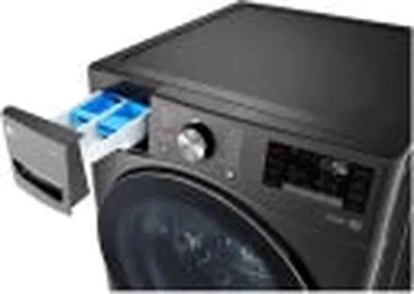 LG 21kg Black Front Loader Washing Machine with AI DD & TurboWash 360 (F0P2CYV2E)