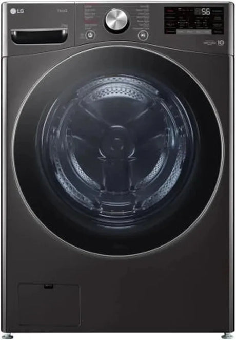 LG 21kg Black Front Loader Washing Machine with AI DD & TurboWash 360 (F0P2CYV2E)