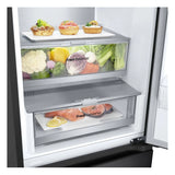 LG 343L Essence Matte Black Combi Fridge - GC-F459FSUW