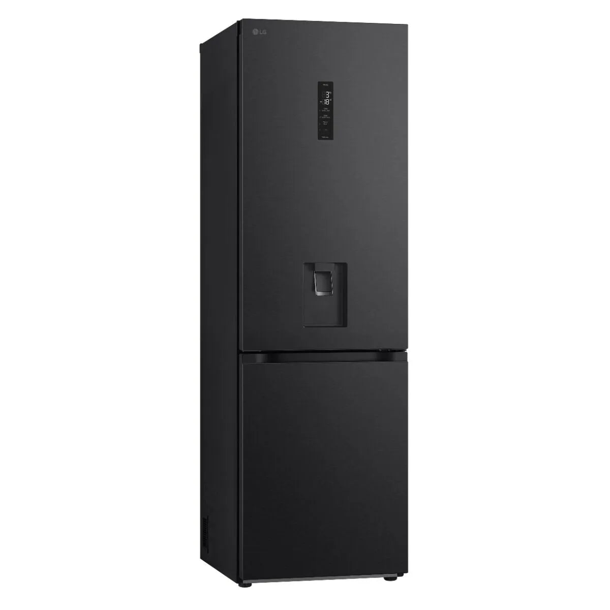 LG 343L Essence Matte Black Combi Fridge - GC-F459FSUW