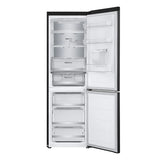 LG 343L Essence Matte Black Combi Fridge - GC-F459FSUW