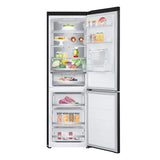 LG 343L Essence Matte Black Combi Fridge - GC-F459FSUW