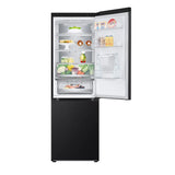 LG 343L Essence Matte Black Combi Fridge - GC-F459FSUW