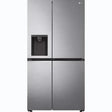 LG 611L Platinum Silver Frost Free Door-In-Door Side-by-Side Refrigerator (GC-J257SLSS)