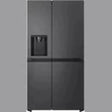 LG 625 L Frost Free Double Door Fridge with Water & Ice Dispenser - Matte Black (GC-J257FQMW)