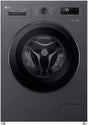 LG 9kg Platinum Black Front Loader Washing Machine FHB1209Z4B - 1200 RPM, App Control, A+++ Energy Rating