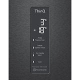 LG Inverter Linear Compressor Combi Fridge Freezer - GC-F569NQHM