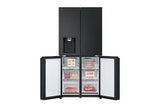 LG 506L Essence Black Steel French Door Fridge - GC-L22FFQPB