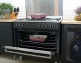 La Germania RUS95C61LDNE 90cm Stainless Steel 5-Burner Gas Stove with 142L Electric Oven