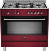 La Germania RUS95C61LDVI 90cm Stainless Steel 5-Burner Gas Stove with 142L Multi-Function Electric Oven