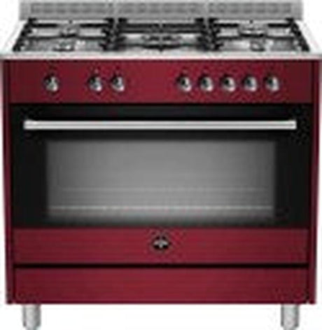 La Germania RUS95C61LDVI 90cm Stainless Steel 5-Burner Gas Stove with 142L Multi-Function Electric Oven