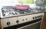 La Germania RUS95C81DCR 90cm Stainless Steel 5-Burner Gas Stove with Fan-Assisted Oven and Wok Burner