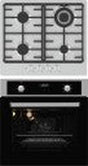 LadyBird 60cm Combi Oven Set with 4 Burner Stainless Steel Gas Hob - Modern Kitchen Appliance
