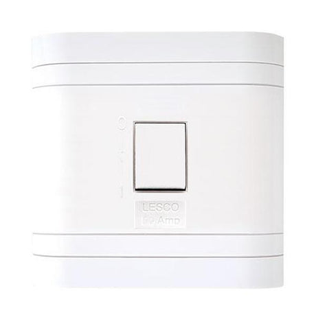 Lesco 2 Pole Flush Isolator Switch with Square Flush Cover