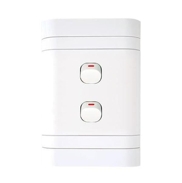Lesco Flush Cover with 2 Lever 2 Way Switch