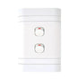 Lesco Flush Cover with 2 Lever 2 Way Switch