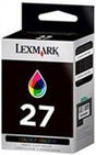 Lexmark 27 Cyan Magenta Yellow Colour Original Ink