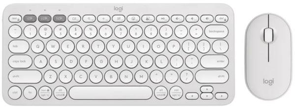 Logitech Pebble 2 Keyboard & Mouse Combo - White