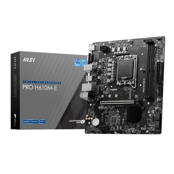 MSI H610M-S PRO Intel LGA1700 M-ATX Motherboard