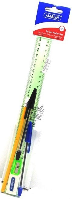 Marlin 6 Piece Writing Pack Green