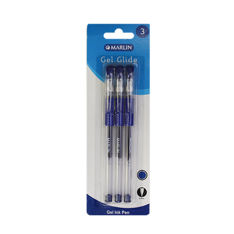 Marlin Gel Glide Gel Ink Pens Colour: Blue