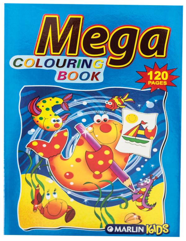 Marlin Kids Mega Colouring Books 120 page