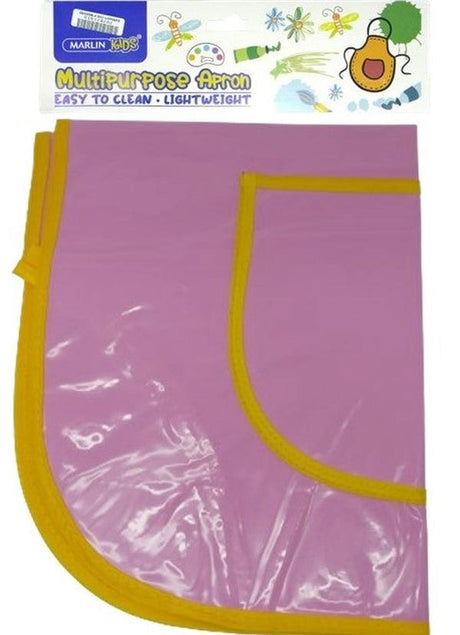 Marlin Multi Purpose Kids Plastic Aprons Pink – Made From