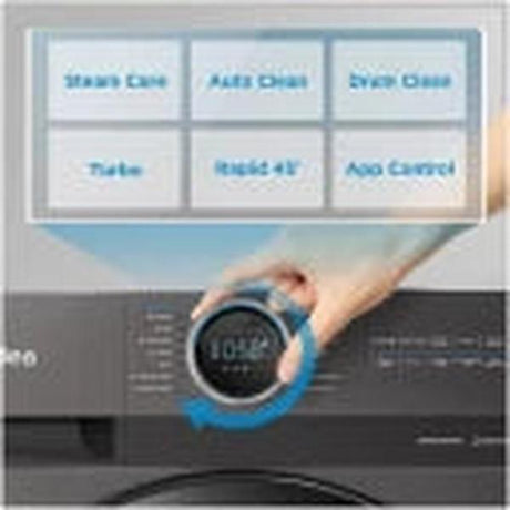 Midea 10 kg Front Loader Washing Machine Inverter MF200W100WB/T - Silver