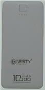 Nesty 10 000mAh Multi Functional Power Bank Colour White