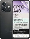 Oppo A40 4G: Powerful 128GB Smartphone with 8GB RAM, Dual SIM, and Stunning 90Hz Display - Sleek Black