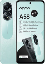 Oppo A58 4G Dual Sim - 128GB Storage, Stunning Green Finish - Powerful Performance & Long-Lasting Battery