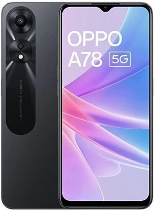 Oppo A78 5G Dual SIM (A Grade Pre-Owned) - Black, 128GB Storage, 8GB RAM - Fast Performance & Stunning Display